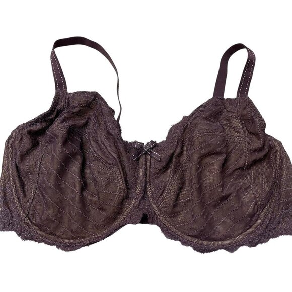 CHANTELLE RIVE GAUCHE FULL COVERAGE UNDERWIRE BRA C32810 BLACK 42DDDD 42G - Picture 2 of 7